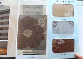 提花柔纱帘YXD-01910